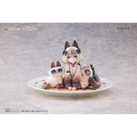 Decorated Life Collection PVC Statue Tea Time Cats x Siamese Cat Azuki - san Friendship Collaboration Exclusive Set 18 cm - The Happy Toy Store