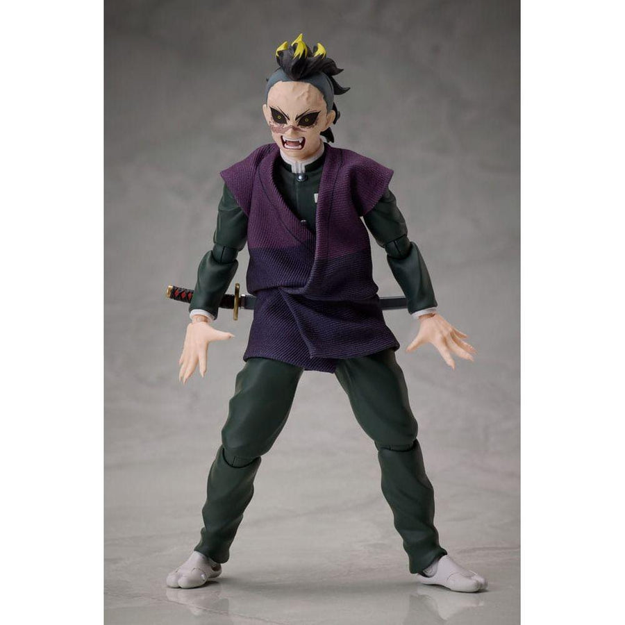 Demon Slayer: Kimetsu no Yaiba BUZZmod Action Figure 1/12 Genya Shinazugawa 15 cm - The Happy Toy Store