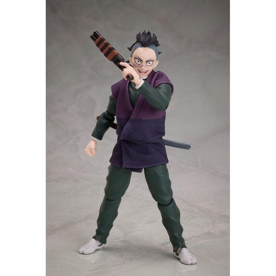 Demon Slayer: Kimetsu no Yaiba BUZZmod Action Figure 1/12 Genya Shinazugawa 15 cm - The Happy Toy Store