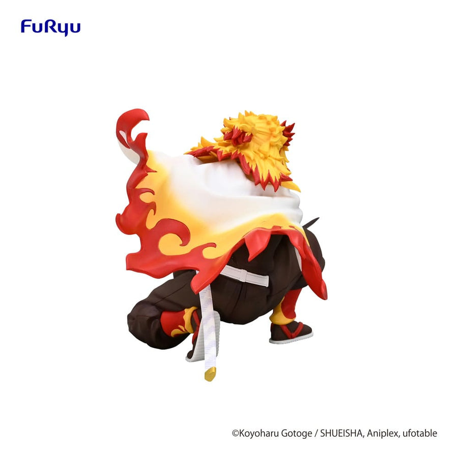 Demon Slayer: Kimetsu no Yaiba Noodle Stopper PVC Statue Rengoku Kyojuro Battle Ver. 10 cm - The Happy Toy Store