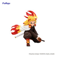 Demon Slayer: Kimetsu no Yaiba Noodle Stopper PVC Statue Rengoku Kyojuro Battle Ver. 10 cm - The Happy Toy Store