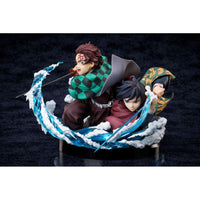 Demon Slayer: Kimetsu no Yaiba PVC Statue Tanjiro & Giyuu 13 cm - The Happy Toy Store