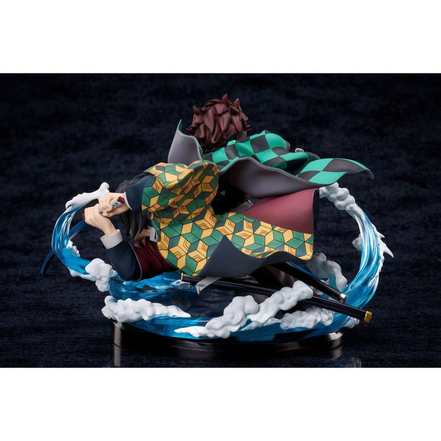 Demon Slayer: Kimetsu no Yaiba PVC Statue Tanjiro & Giyuu 13 cm - The Happy Toy Store