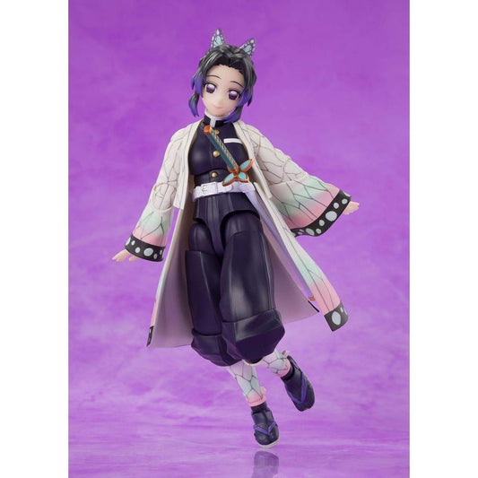 Demon Slayer: Kimetsu no Yaiba S.H.Figuarts Action Figure Shinobu Kocho 13 cm - The Happy Toy Store