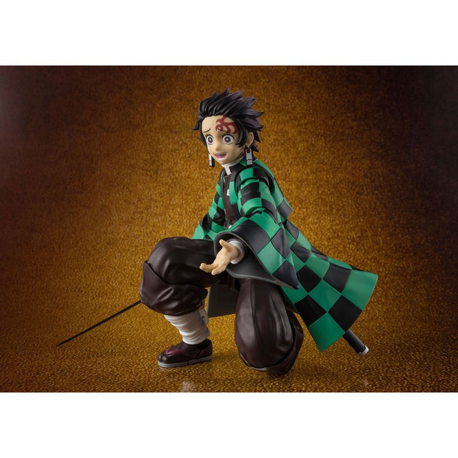 Demon Slayer: Kimetsu no Yaiba S.H.Figuarts Action Figure Tanjiro Kamado The Final Battle in the Infinity Castle 14 cm - The Happy Toy Store