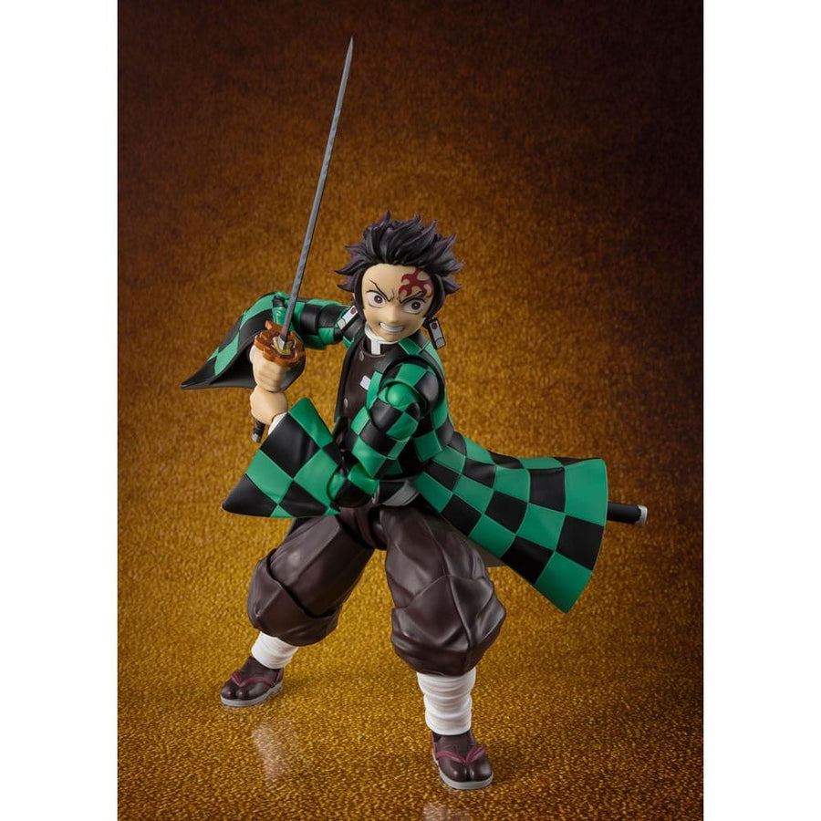 Demon Slayer: Kimetsu no Yaiba S.H.Figuarts Action Figure Tanjiro Kamado The Final Battle in the Infinity Castle 14 cm - The Happy Toy Store