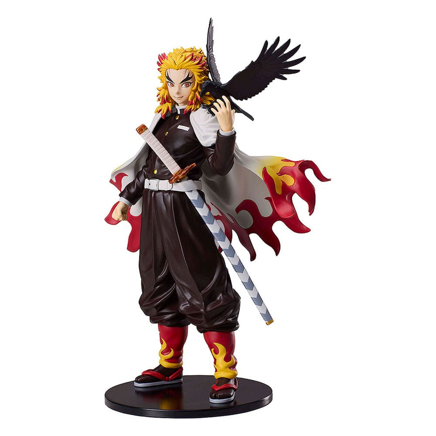 Demon Slayer: Kimetsu no Yaiba Statue Kyojuro Rengoku Flame Hashira 20 cm - The Happy Toy Store