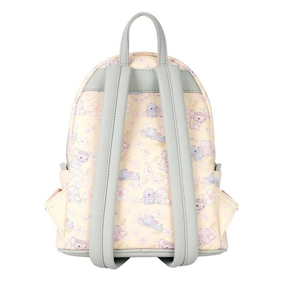 Disney by Loungefly Backpack Mini Cute Stitch Angel Cherry Blossom - The Happy Toy Store