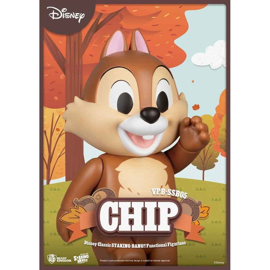 Disney: Classic Chip 'n' Dale Syaking Bang PVC Figure Chip 33 cm - The Happy Toy Store