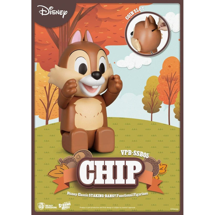 Disney: Classic Chip 'n' Dale Syaking Bang PVC Figure Chip 33 cm - The Happy Toy Store
