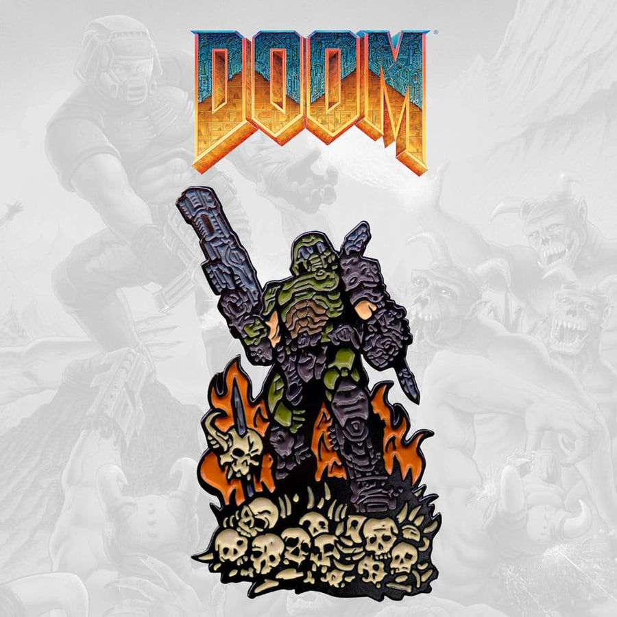 Doom Eternal Pin Badge Doom Guy Limited Edition - The Happy Toy Store