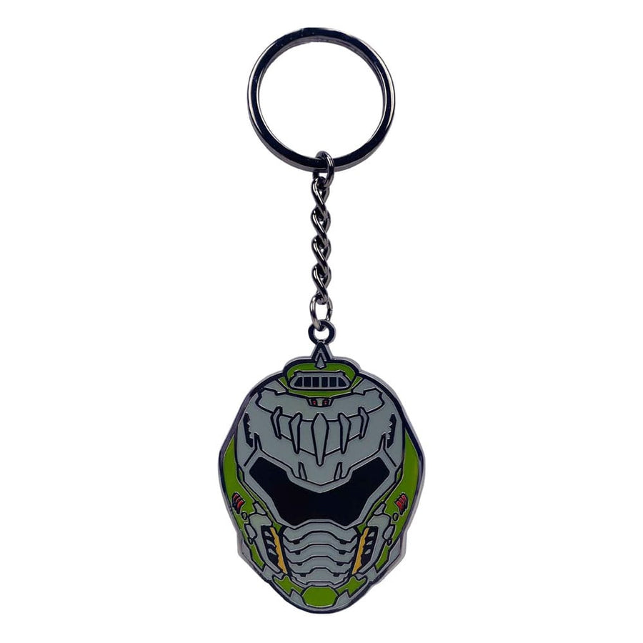Doom The Dark Ages Metal Keychain Helmet - The Happy Toy Store