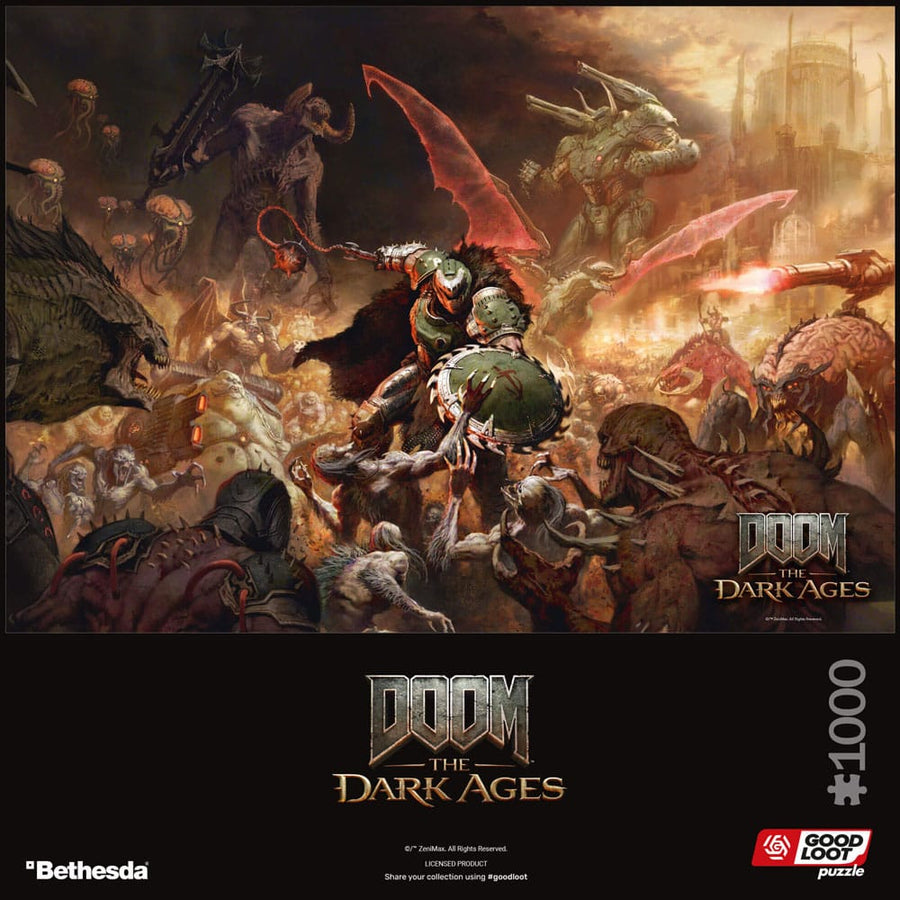 Doom The Dark Ages Puzzle Slayer's Rag (1000 pieces) - The Happy Toy Store