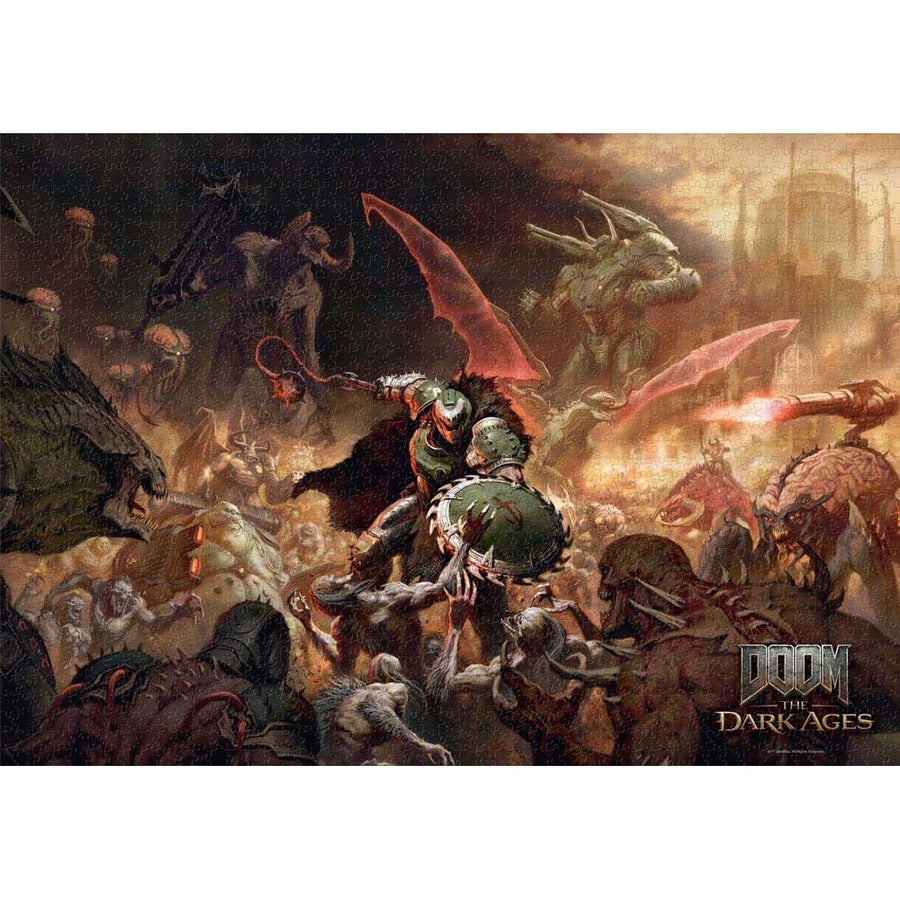 Doom The Dark Ages Puzzle Slayer's Rag (1000 pieces) - The Happy Toy Store