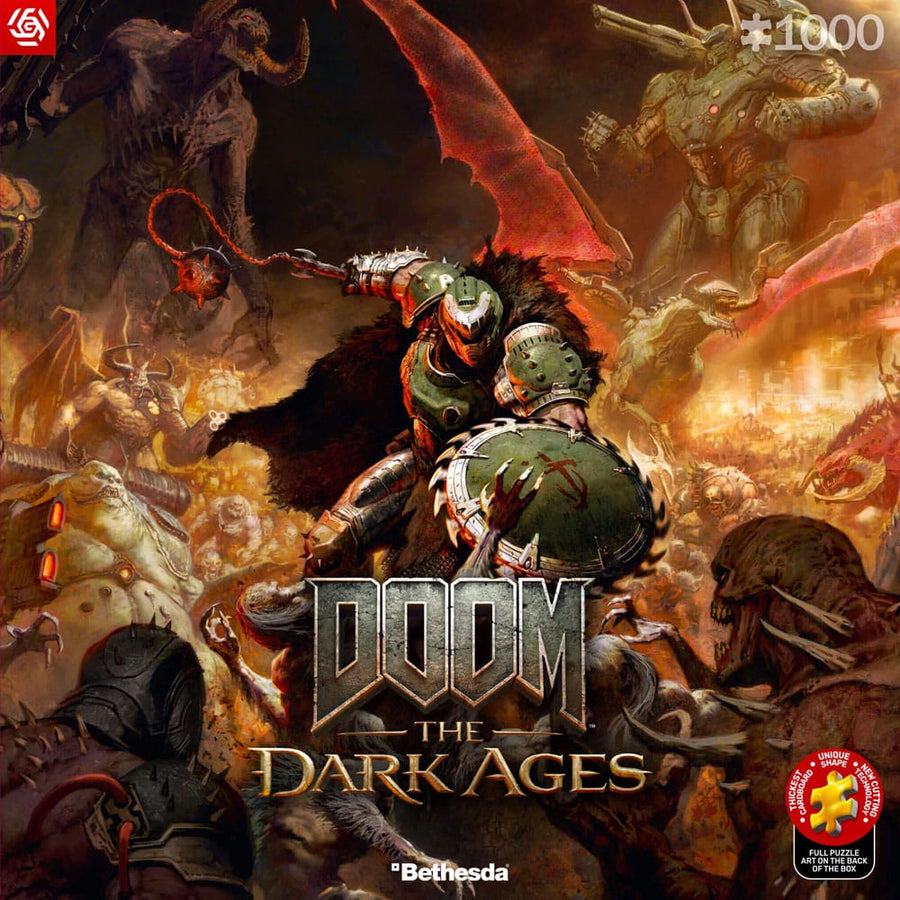 Doom The Dark Ages Puzzle Slayer's Rag (1000 pieces) - The Happy Toy Store
