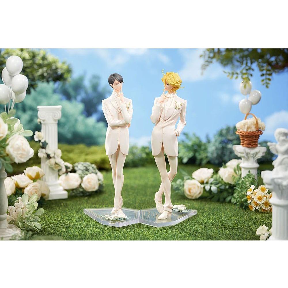 Doukyusei PVC Statues 2 - Pack 1/7 Hikaru Kusakabe & Licht Sajo: Wedding Ver. 24 cm - The Happy Toy Store