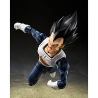 Dragon Ball S.H. Figuarts Action Figure Vegeta Old Battle Clothes 14 cm - The Happy Toy Store