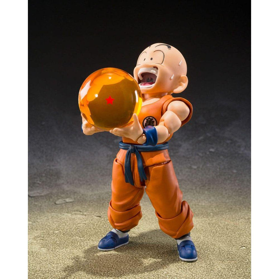 Dragon Ball S.H.Figuarts Action Figure Krillin Son Goku´s old Friend 11 cm - The Happy Toy Store