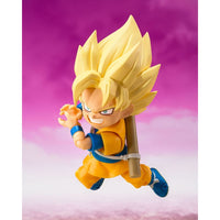 Dragon Ball S.H.Figuarts Action Figure Super Saiyan Son Goku (mini) Daima 8 cm - The Happy Toy Store