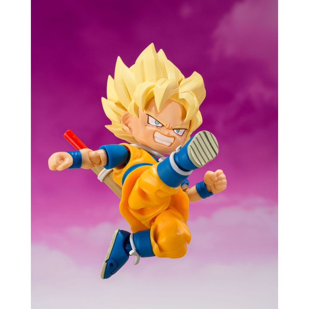 Dragon Ball S.H.Figuarts Action Figure Super Saiyan Son Goku (mini) Daima 8 cm - The Happy Toy Store