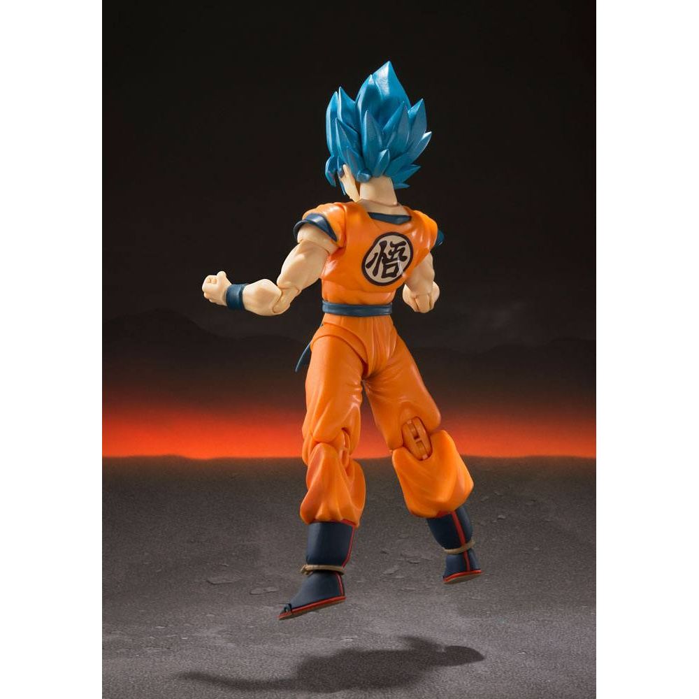 Dragon Ball Super Broly S.H. Figuarts Action Figure Super Saiyan God Super Saiyan Goku Super 14 cm - The Happy Toy Store