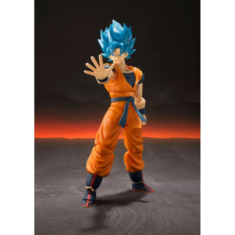 Dragon Ball Super Broly S.H. Figuarts Action Figure Super Saiyan God Super Saiyan Goku Super 14 cm - The Happy Toy Store