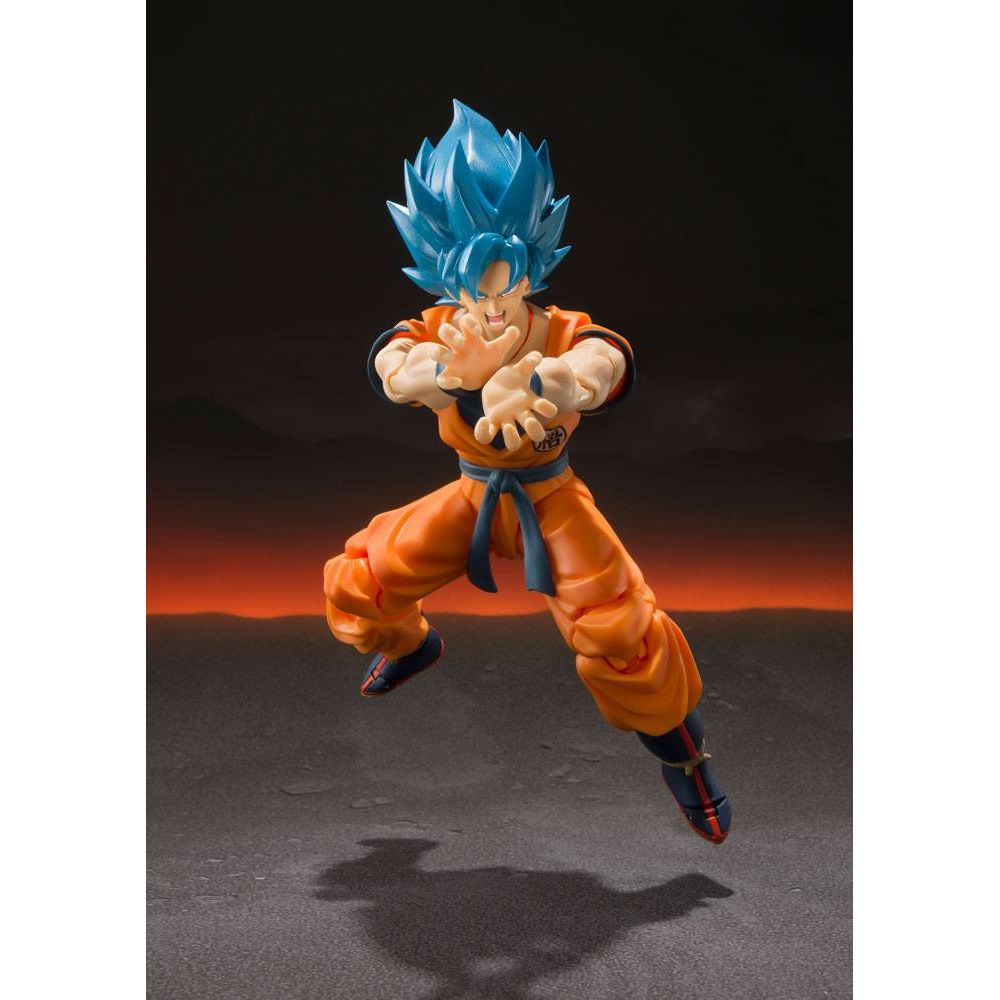 Dragon Ball Super Broly S.H. Figuarts Action Figure Super Saiyan God Super Saiyan Goku Super 14 cm - The Happy Toy Store