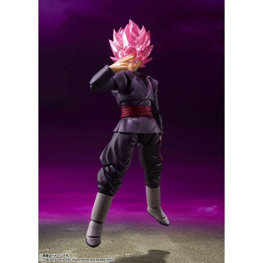 Dragon Ball Super S.H. Figuarts Action Figure Goku Black - Super Saiyan Rose Reissue 14 cm - The Happy Toy Store
