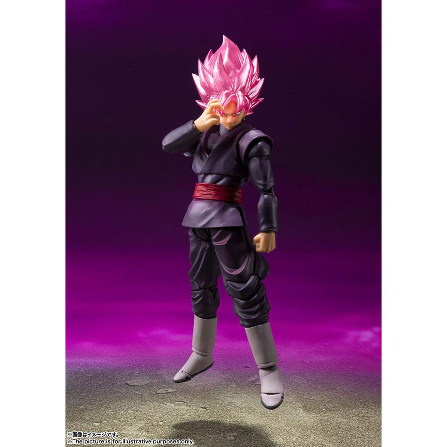 Dragon Ball Super S.H. Figuarts Action Figure Goku Black - Super Saiyan Rose Reissue 14 cm - The Happy Toy Store