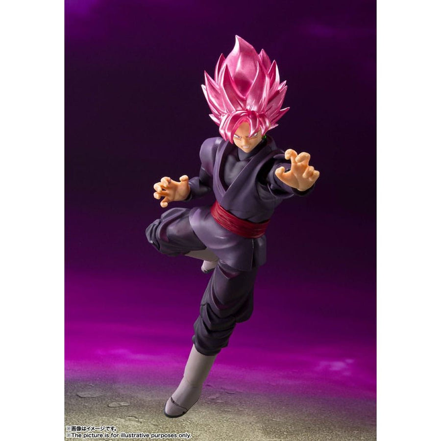 Dragon Ball Super S.H. Figuarts Action Figure Goku Black - Super Saiyan Rose Reissue 14 cm - The Happy Toy Store