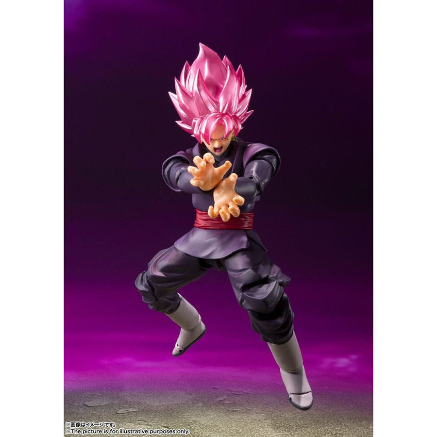 Dragon Ball Super S.H. Figuarts Action Figure Goku Black - Super Saiyan Rose Reissue 14 cm - The Happy Toy Store