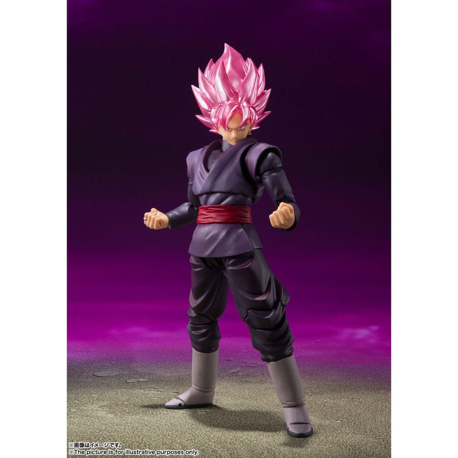 Dragon Ball Super S.H. Figuarts Action Figure Goku Black - Super Saiyan Rose Reissue 14 cm - The Happy Toy Store