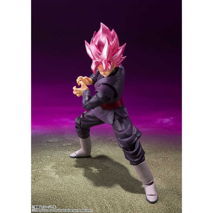 Dragon Ball Super S.H. Figuarts Action Figure Goku Black - Super Saiyan Rose Reissue 14 cm - The Happy Toy Store