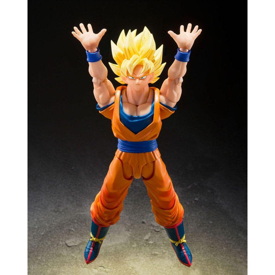 Dragon Ball Z S.H.Figuarts Action Figure Super Saiyan Son Goku The Games Begin Ver. 15 cm - The Happy Toy Store