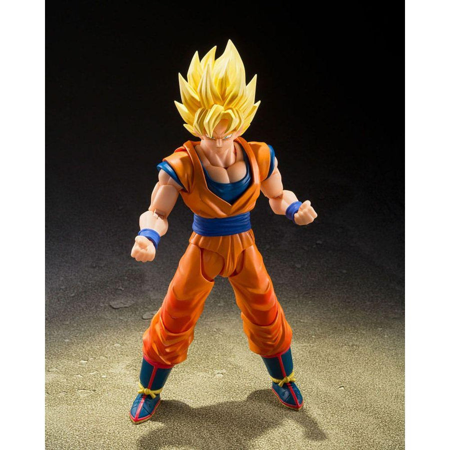 Dragon Ball Z S.H.Figuarts Action Figure Super Saiyan Son Goku The Games Begin Ver. 15 cm - The Happy Toy Store