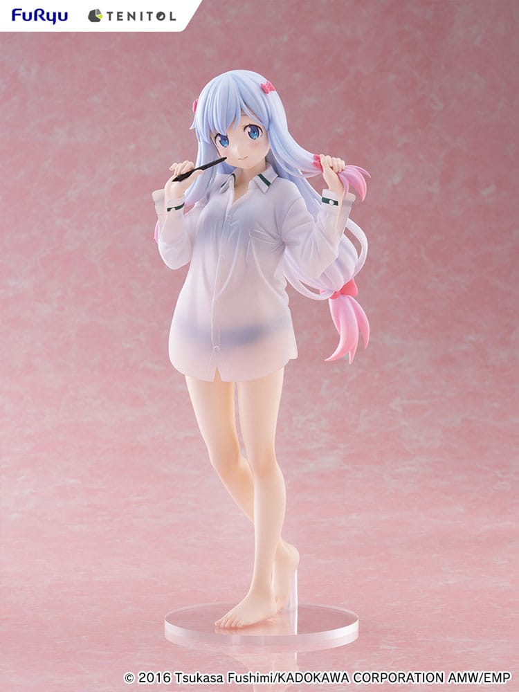 Eromanga Sensei Tenitol Tall PVC Statue Sagiri Izumi Shirts Ver. 30 cm - The Happy Toy Store