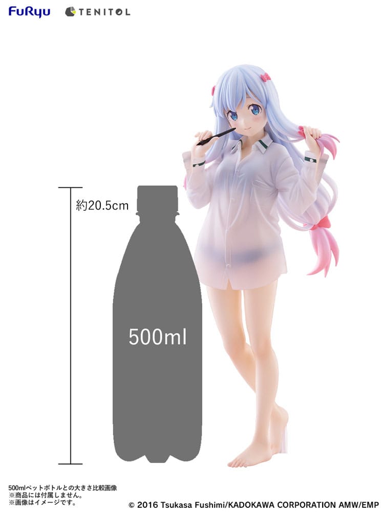 Eromanga Sensei Tenitol Tall PVC Statue Sagiri Izumi Shirts Ver. 30 cm - The Happy Toy Store