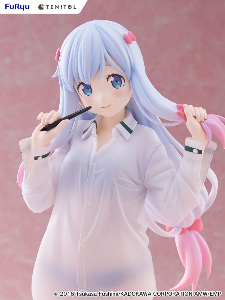 Eromanga Sensei Tenitol Tall PVC Statue Sagiri Izumi Shirts Ver. 30 cm - The Happy Toy Store