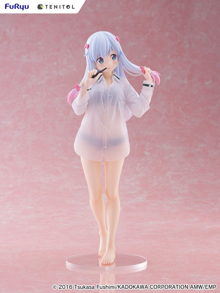Eromanga Sensei Tenitol Tall PVC Statue Sagiri Izumi Shirts Ver. 30 cm - The Happy Toy Store