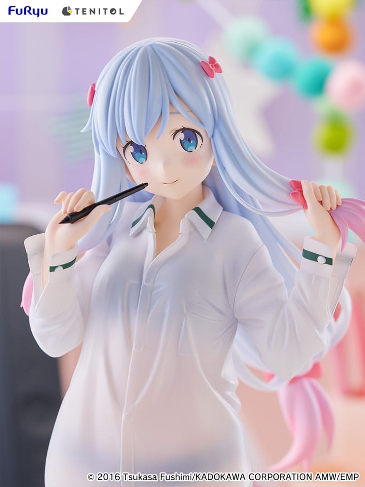 Eromanga Sensei Tenitol Tall PVC Statue Sagiri Izumi Shirts Ver. 30 cm - The Happy Toy Store