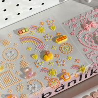 Everyday 3D Epoxy Deco Stickers– Cute Jelly Bead Style - The Happy Toy Store