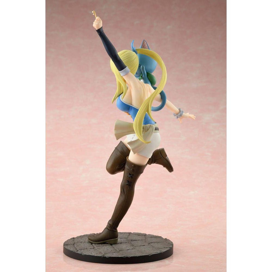 Fairy Tail PVC Statue 1/8 Lucy Heartfilia Wink Ver. 23 cm - The Happy Toy Store