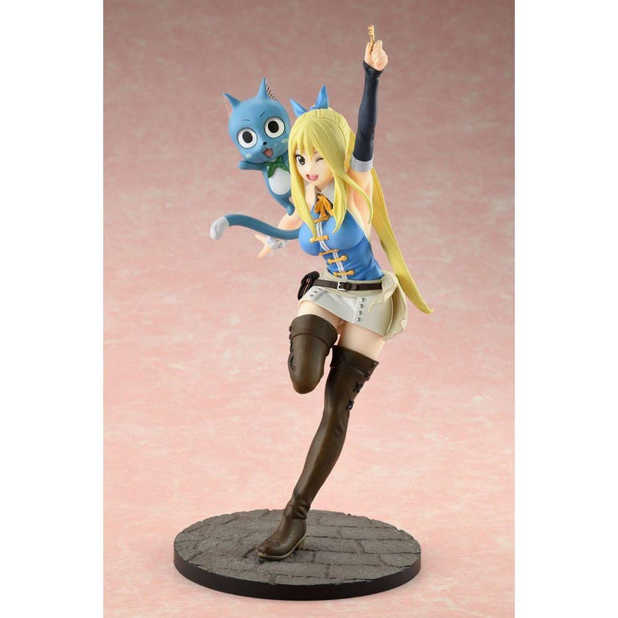 Fairy Tail PVC Statue 1/8 Lucy Heartfilia Wink Ver. 23 cm - The Happy Toy Store