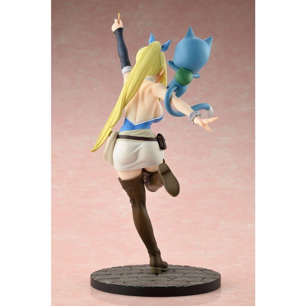 Fairy Tail PVC Statue 1/8 Lucy Heartfilia Wink Ver. 23 cm - The Happy Toy Store