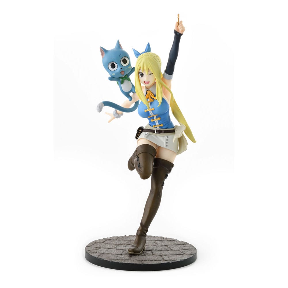Fairy Tail PVC Statue 1/8 Lucy Heartfilia Wink Ver. 23 cm - The Happy Toy Store
