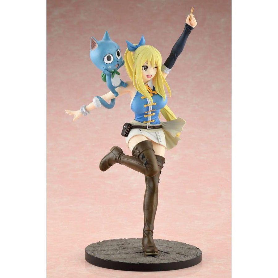 Fairy Tail PVC Statue 1/8 Lucy Heartfilia Wink Ver. 23 cm - The Happy Toy Store