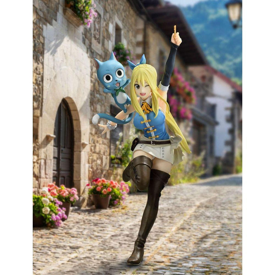 Fairy Tail PVC Statue 1/8 Lucy Heartfilia Wink Ver. 23 cm - The Happy Toy Store