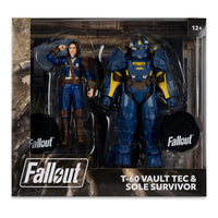 Fallout 4 Statue 2 - Pack T - 60 Vault Tec & Sole Survivor 18 cm - The Happy Toy Store