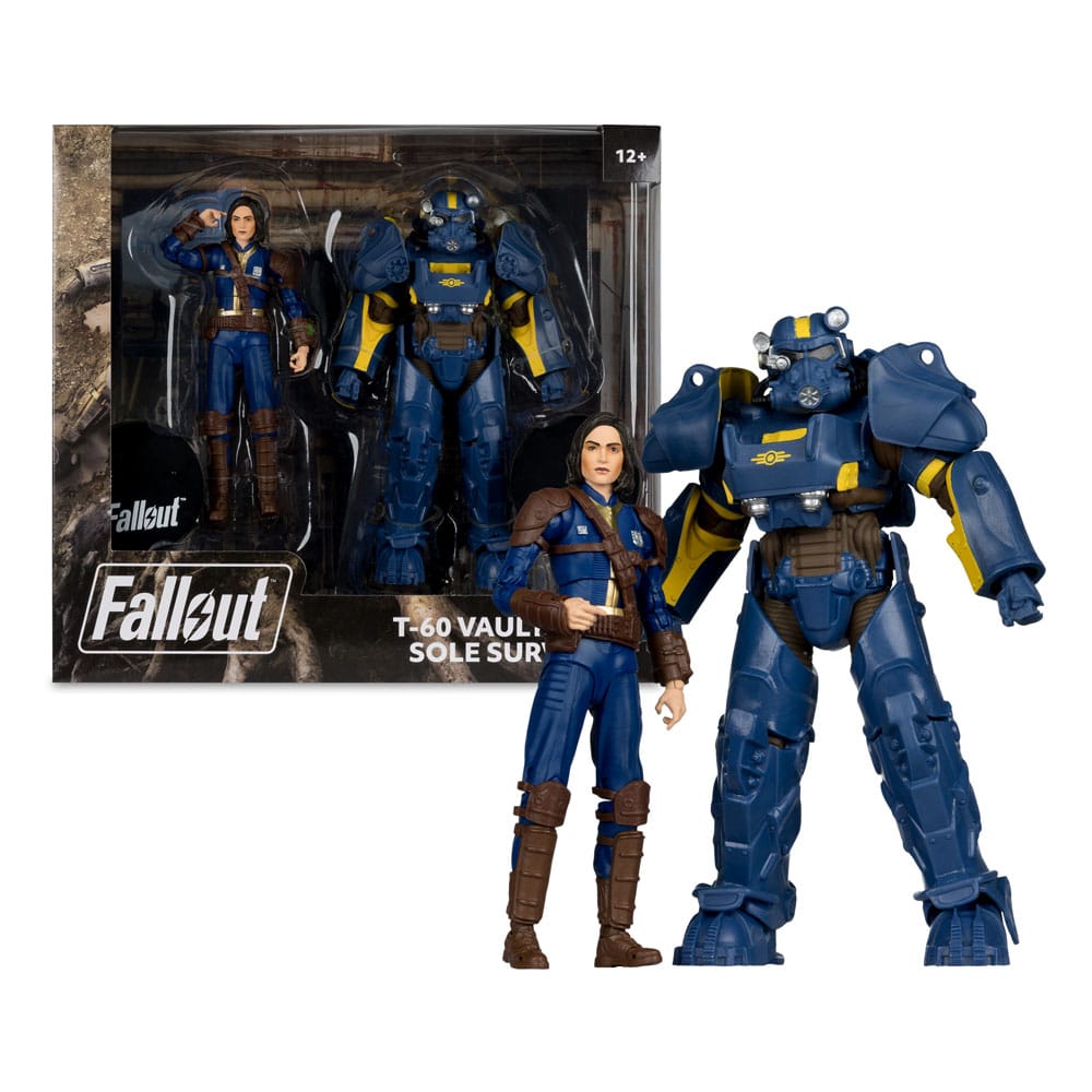 Fallout 4 Statue 2 - Pack T - 60 Vault Tec & Sole Survivor 18 cm - The Happy Toy Store