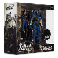 Fallout 4 Statue 2 - Pack T - 60 Vault Tec & Sole Survivor 18 cm - The Happy Toy Store